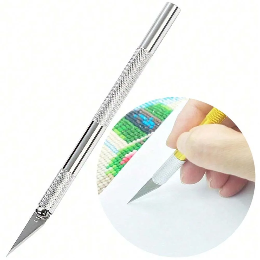 1PC 5D Diamond Painting Paper Cutter Knife DIY Embroidery Cross Stitch Tools Accessories Art Knife Paper Cutter