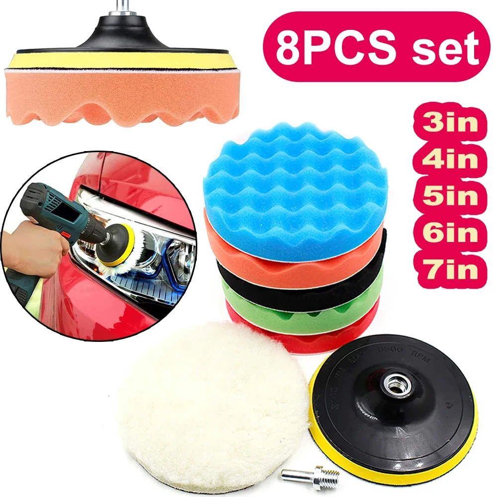 8Pcs Car Polishing …