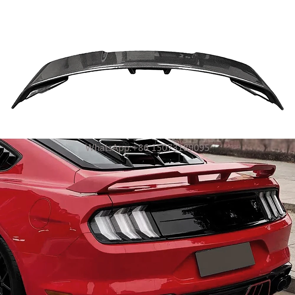 

Carbon Fiber GT350 Style Trunk Spoiler Wing for Ford Mustang 2015+