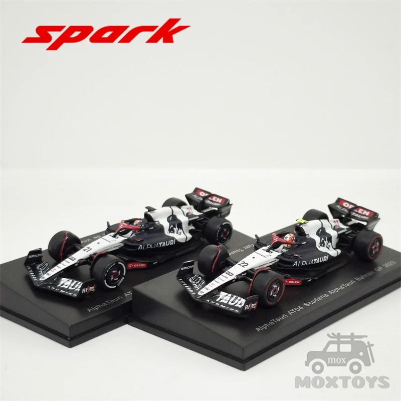 

Spark 1:64 F1 2023 Scuderia AlphaTauri AT04 No.21 Nyck / No.22 Yuki Diecast Model Car