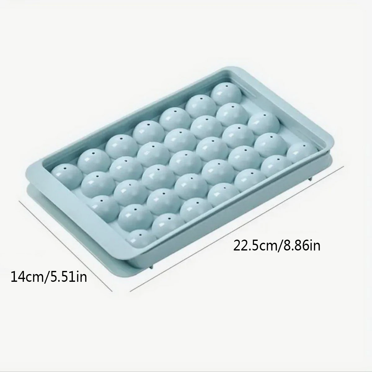 33-Cavity round Diamond Design Silicone Ice Cube Tray Premium Food-Grade Plastic for Cocktails And Drinks Perfect for Holiday Ce