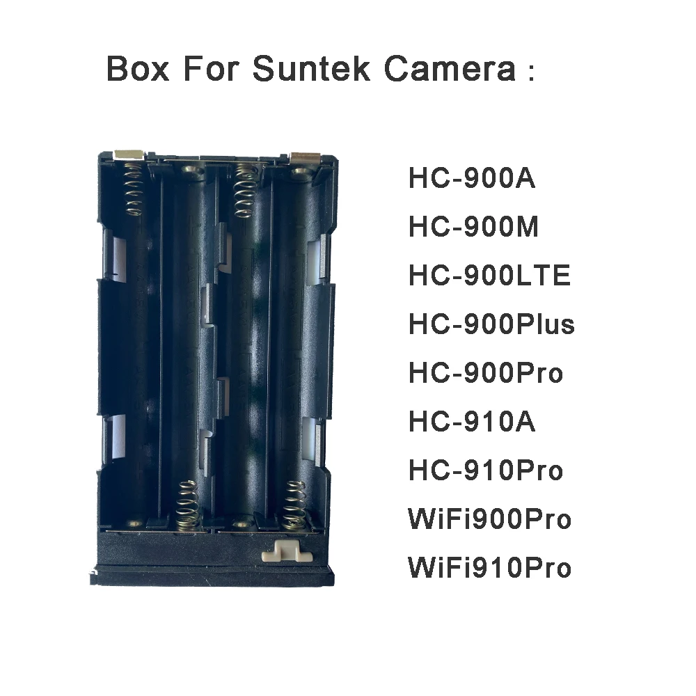 AA Battery Box For SuntekCam Hunting Trail Camera HC-900A/900M/900LTE/WIFI900PRO/900PRO