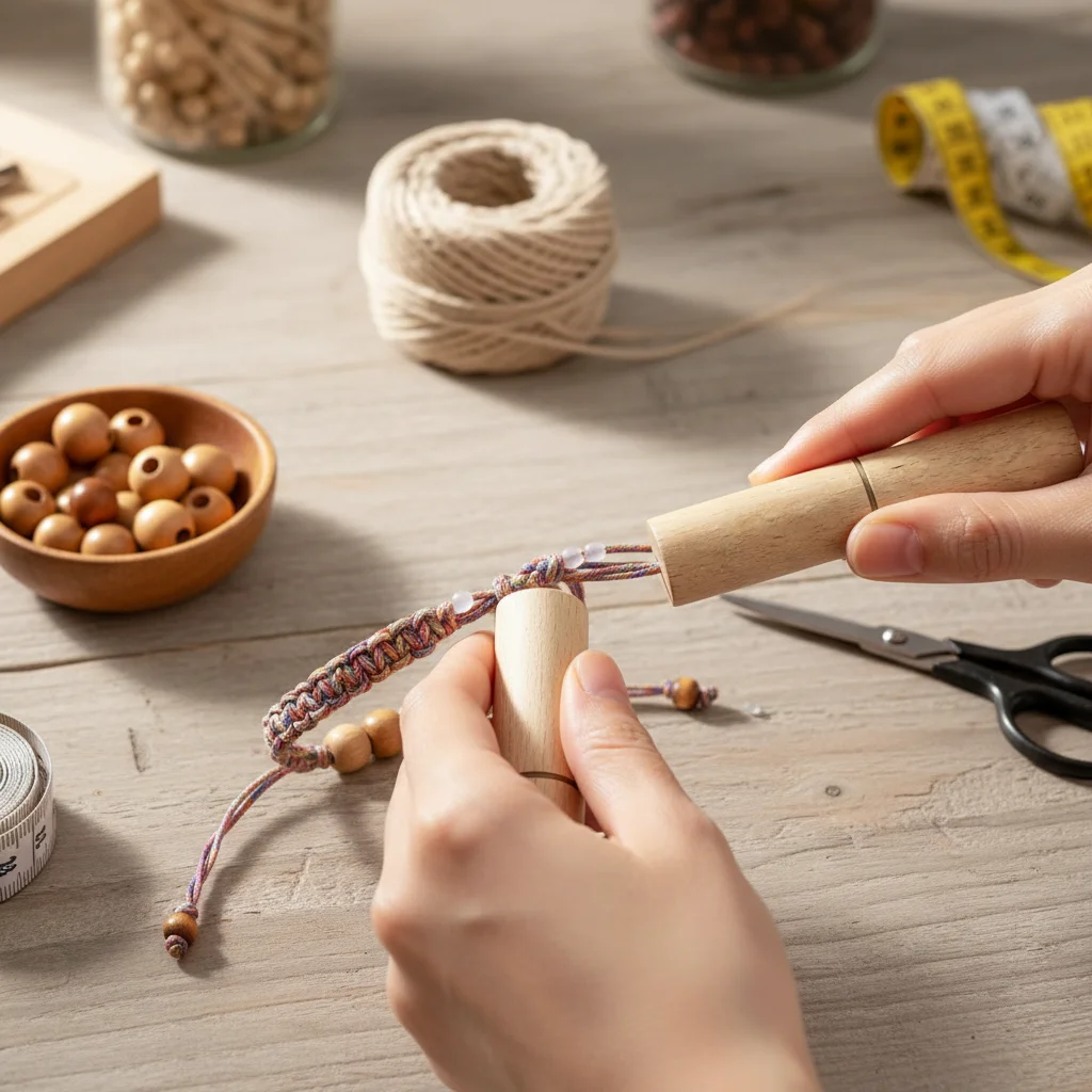 ferramenta-para-apertar-contas-de-madeira-com-suporte-de-silicone-e-clipes-de-madeira-para-apertar-nos-de-pulseiras-fabricacao-de-joias-diy