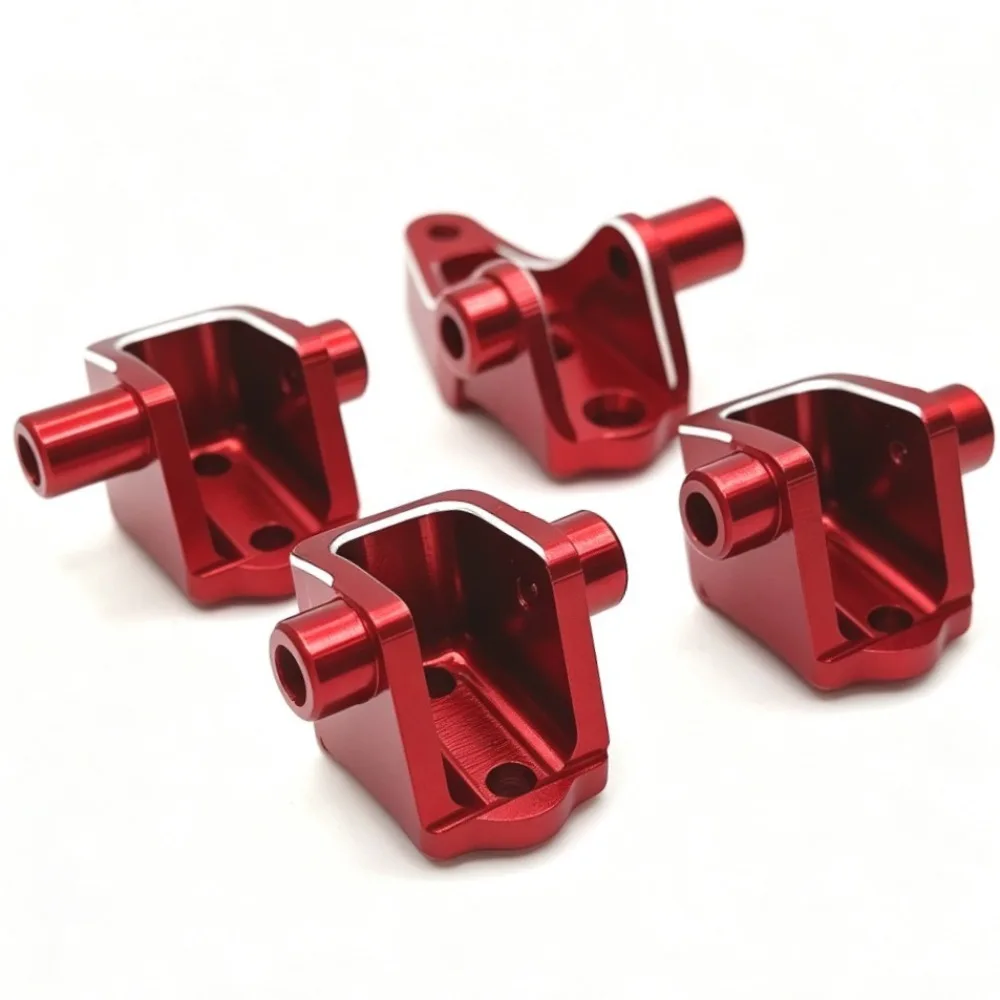 Aluminum Alloy Front Rear Link Mounts Upgrade Parts Fit For WLTOYS 1/10 104006 104010 104020 104026 RC Car
