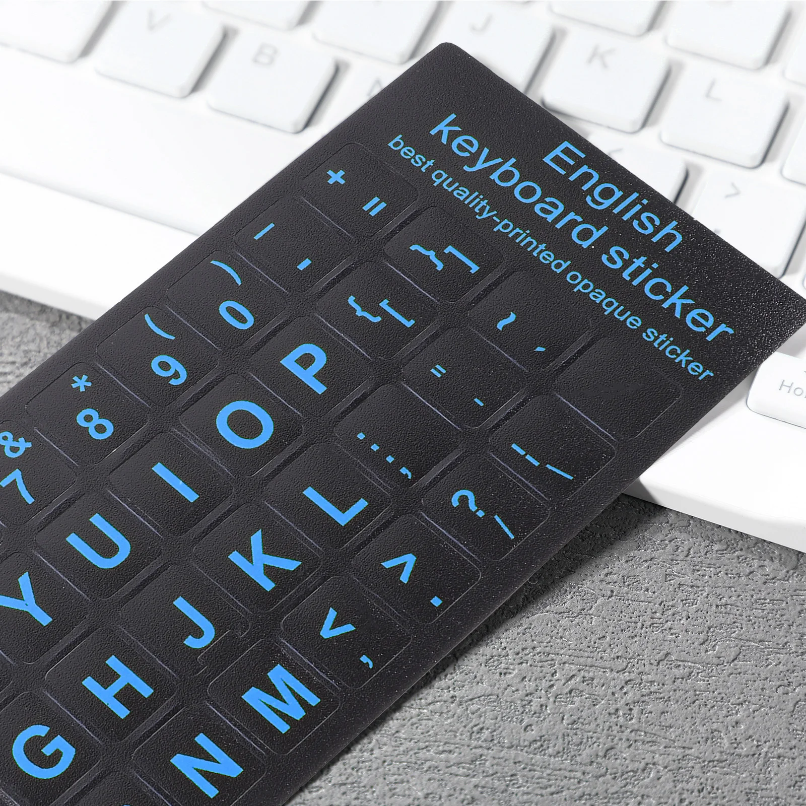 

6 шт. наклейки на клавиатуру ноутбука, сменные английские буквы, прочные этикетки на клавиатуру компьютера для аксессуаров для ноутбуков