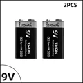 2PCS 9V 1100mAh