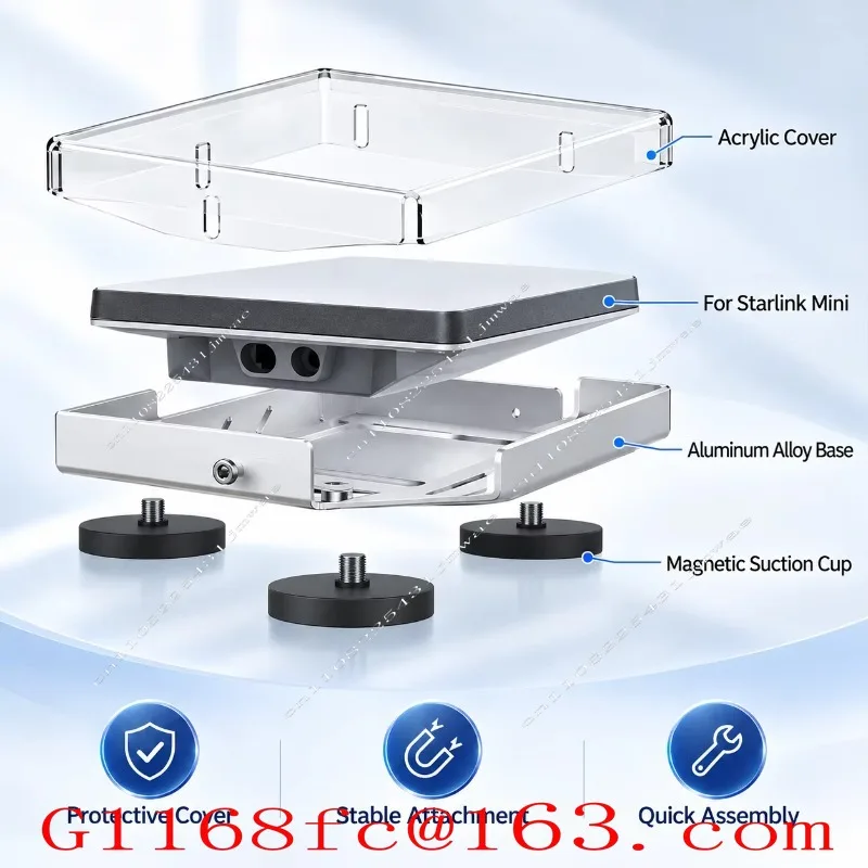 Mini Magnetic Bracket High Strength Aluminum Alloy Auto Bracket Parts