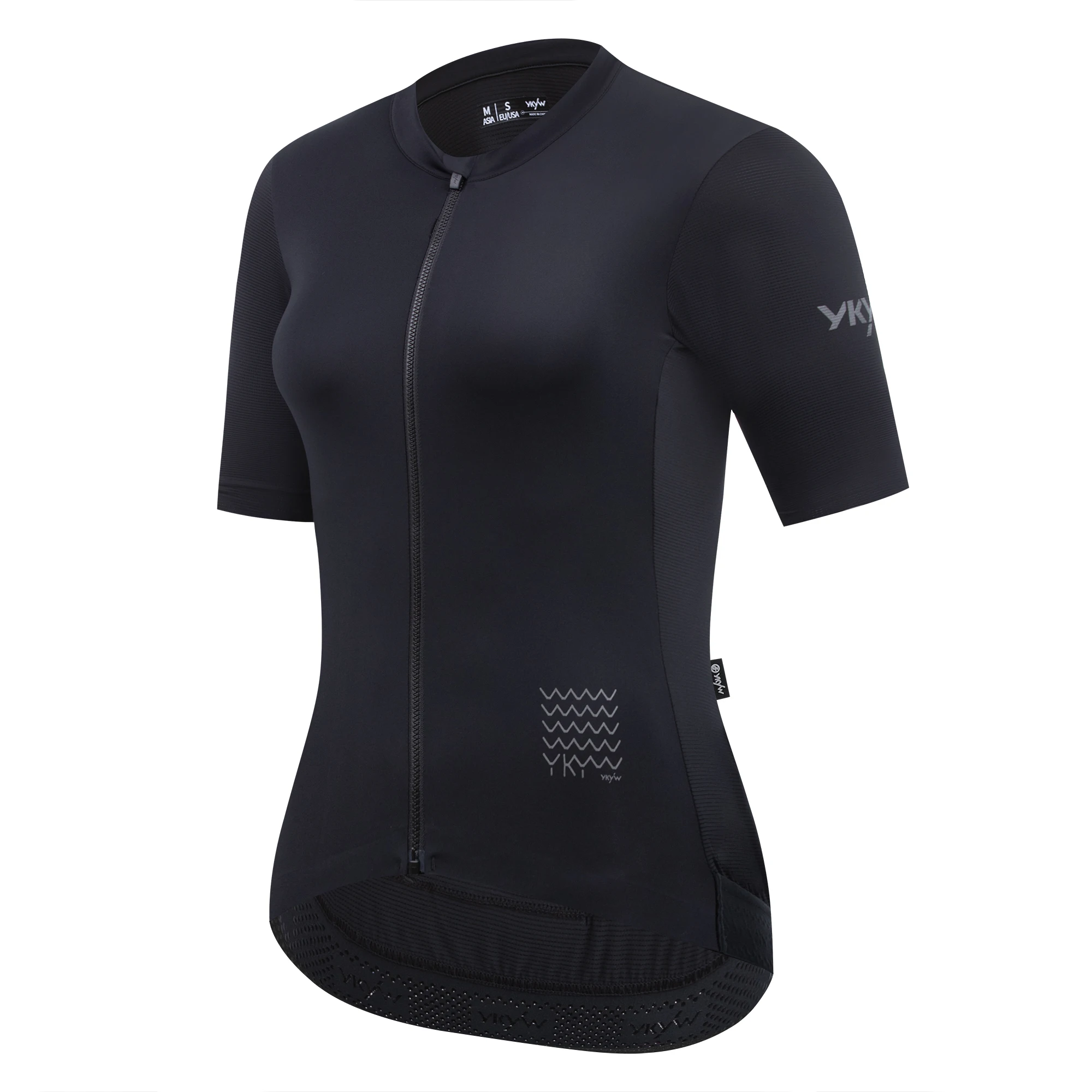 YKYWBIKE Damen Radtrikot Kurzarm Sommer Rennrad-Shirt Leichtes Fahrradshirt Maillot Rennbekleidung – Detail 20