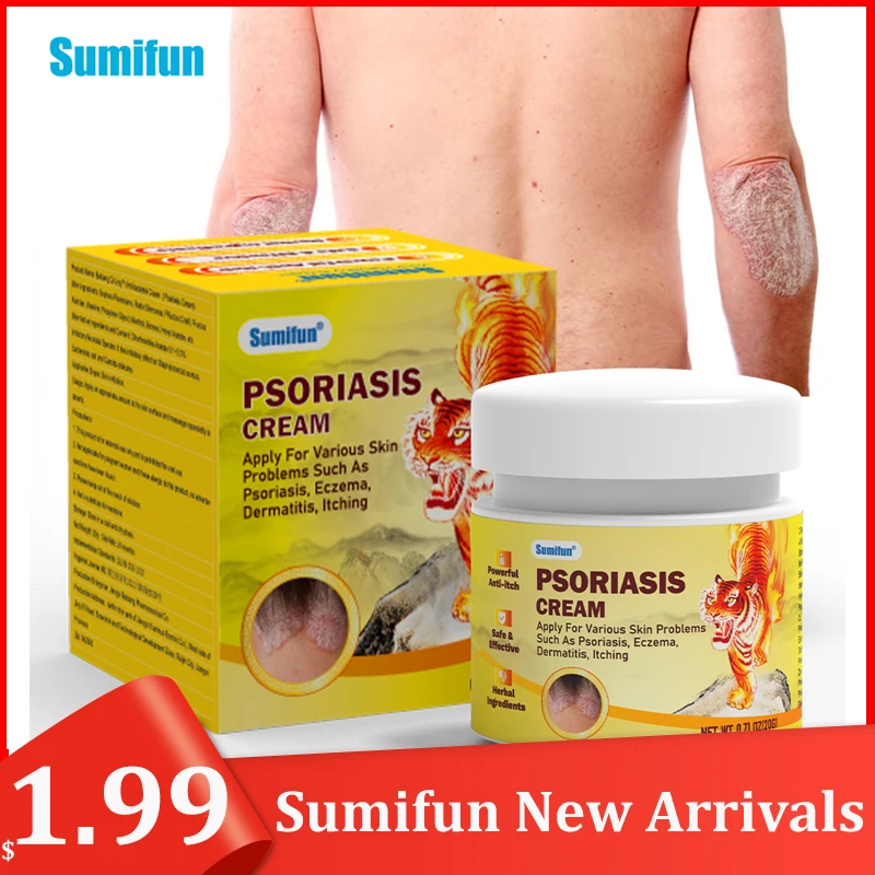 

Sumifun Chinese Tiger Psoriasis Cream Treat Eczema Dermatitis Antibacterial Ointment Skin Itching Medical Plaster Dropship