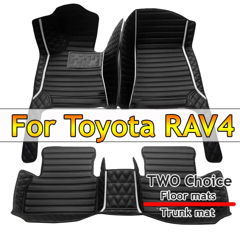 Car Floor Mats For Toyota RAV4 Ravufō XA20 2001 2002 2003 2004 2005 3door Anti-dirty Pads Car Carpets Floor Matt Car Accessories