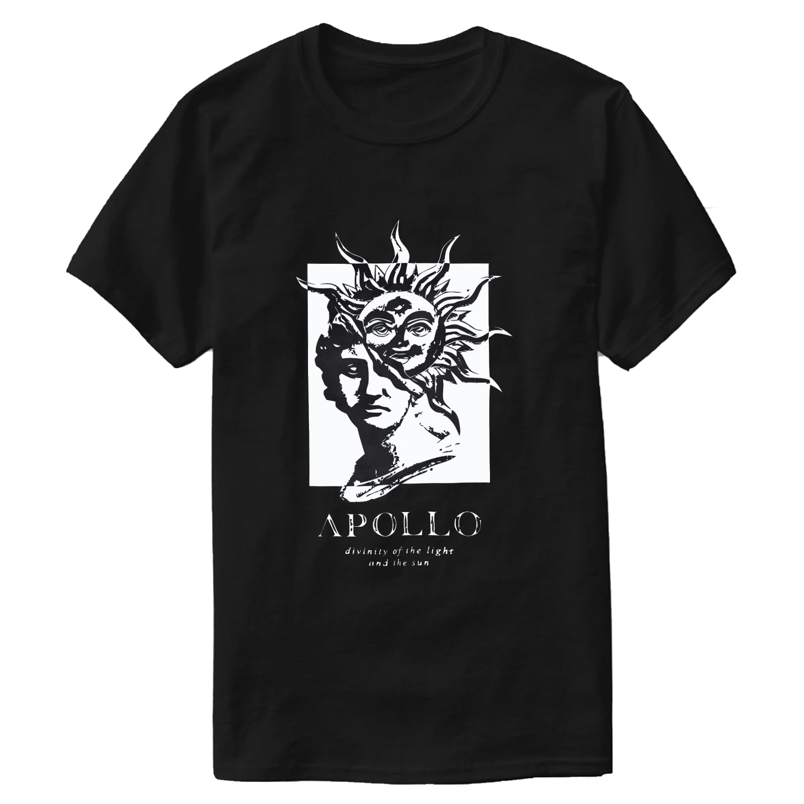

Divinity of The Light and Sun. Ancient Greek God APOLLO T-Shirt 100% Cotton O-Neck Short Sleeve Summer Casual Mens T-shirt