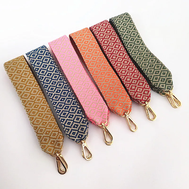 100cm Ethnic Style Bag Belt Bag Handle Bag Strap For Women Removable Adjustable DIY Shoulder Bag Strap Accessories For Handbags