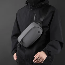 Men's Business Chest Bag Multi-layer Single Shoulder Crossbody Backpack 2024 Tide Foreign Style Portable Wear Men Bags mochila