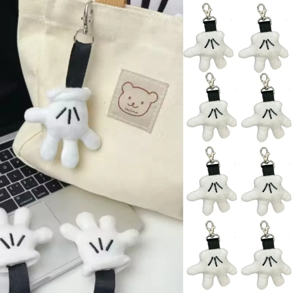 Creative and Wonderful Plush Glove Pendant Cute Mouse Hand Shape Keychain Bag Decoration Pendant Accessories Valentine Gifts