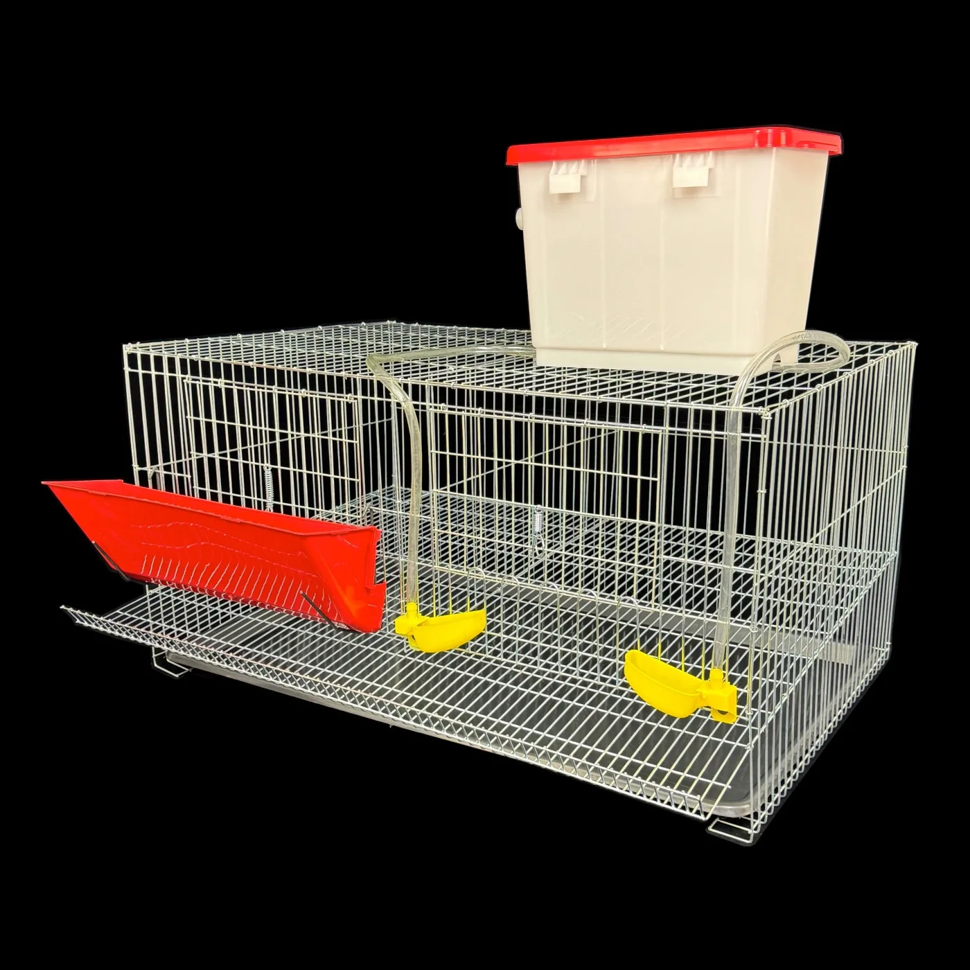 Quail Cage, Multi-Layer Stackable, Large Space, 50 Quails, Automatic Feeding, Egg Laying, Bird Cage
