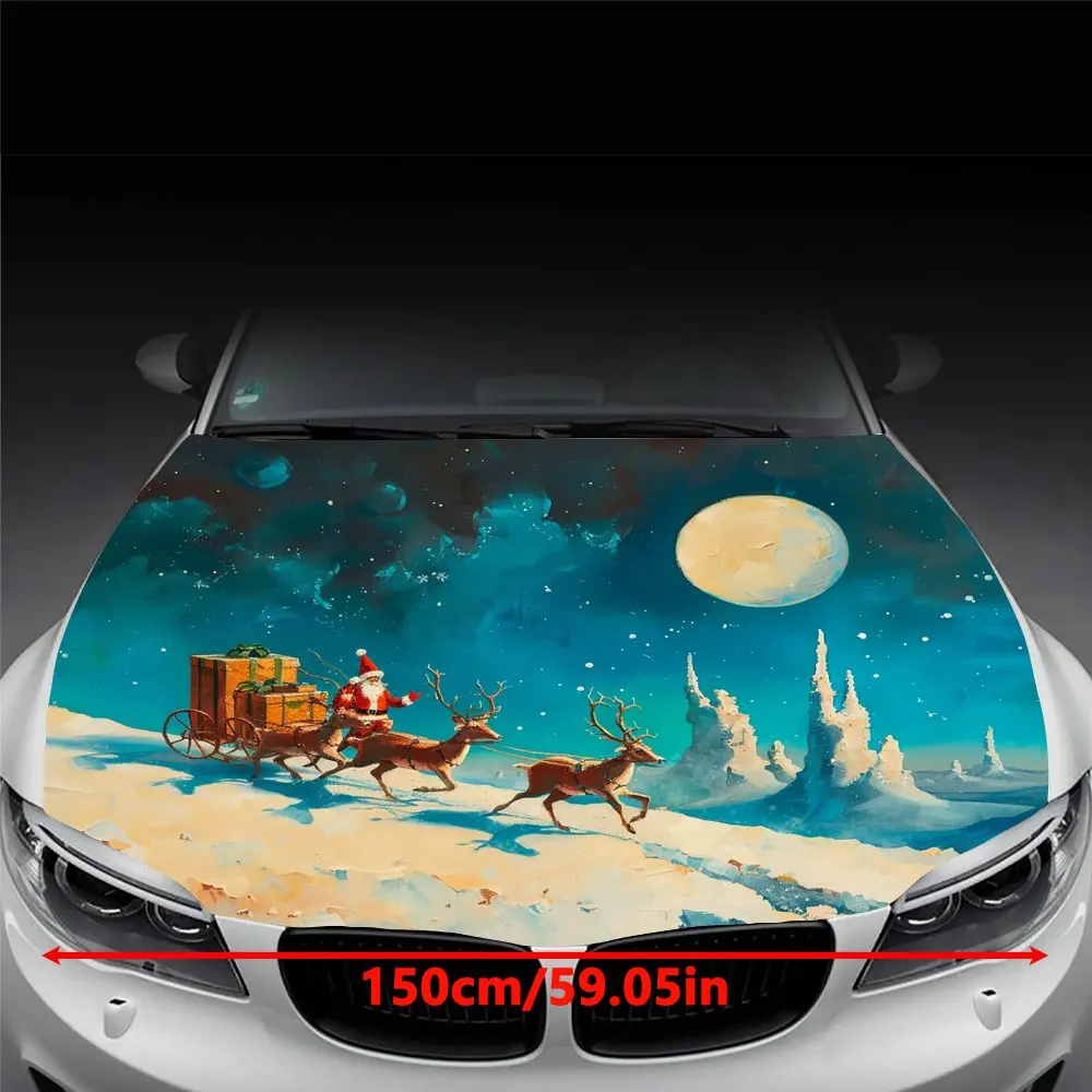 Santa Claus in motion, a festive transformation for your car.