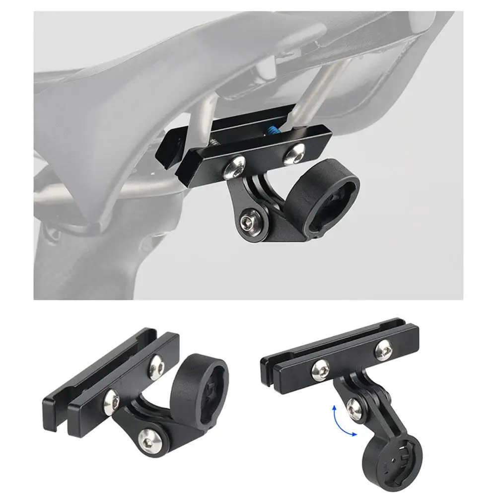 

Bicycle Seat Post Rear Light Bracket Bike Seat Rail Mount Bracket Saddle For Magicshine RN120 LEDMagene L508 Lamp Stand