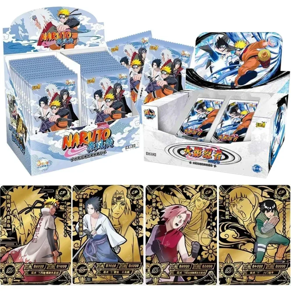 KAYOU Naruto Card Rare CR Flash Cards MR Card Anime Surrounding Board Game Collection Card Children's Toy Gift