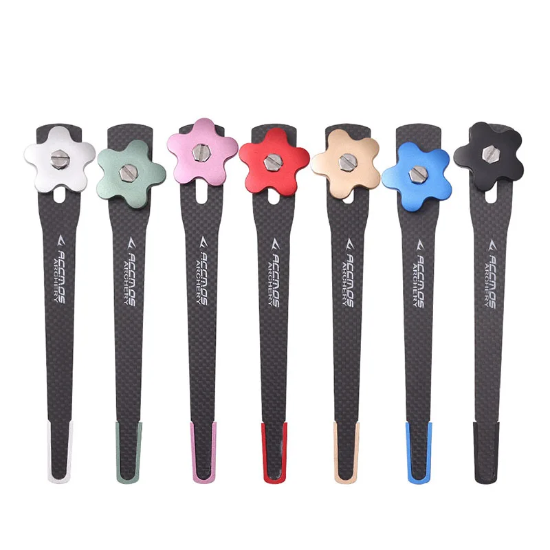 

Кликер для стрельбы из лука из углеродного волокна, регулируемый прецизионный тренировочный сигнал, изогнутый лук, охотничьи аксессуары для стрельбы