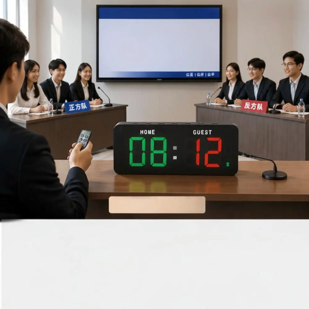Rechargeable LED Digital Scoring Device Portable Magnetic Timer For Basketball Volleyball Tennis Training