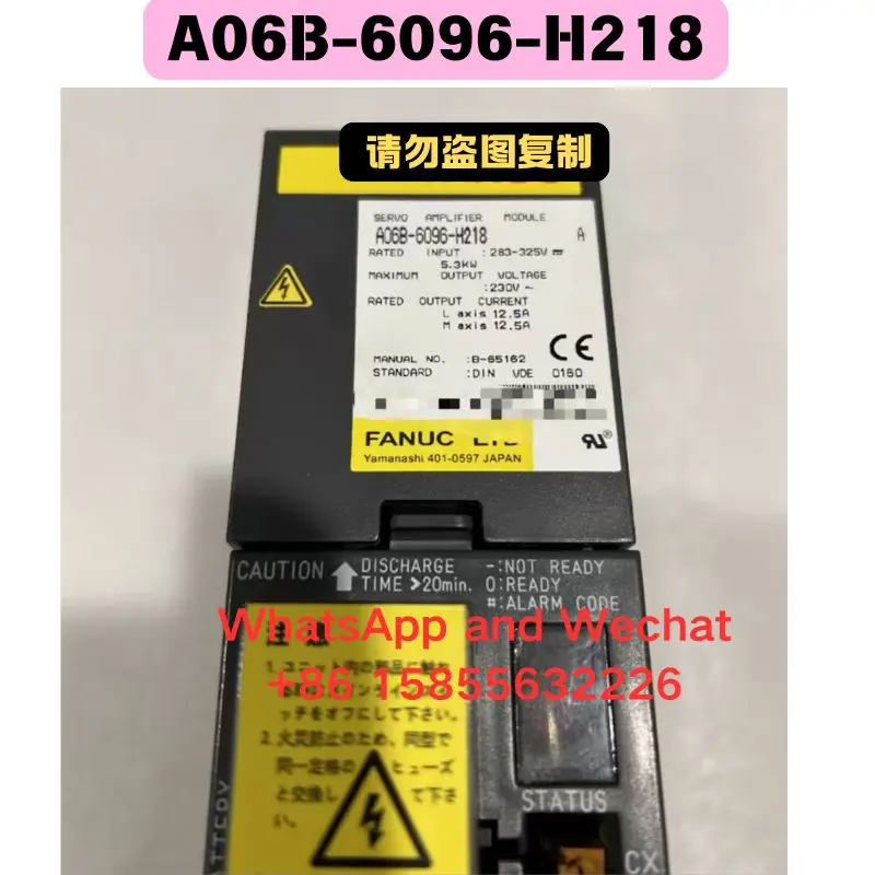 

Б/у драйвер A06B-6096-H218 Функциональный тест ОК Быстрая доставка
