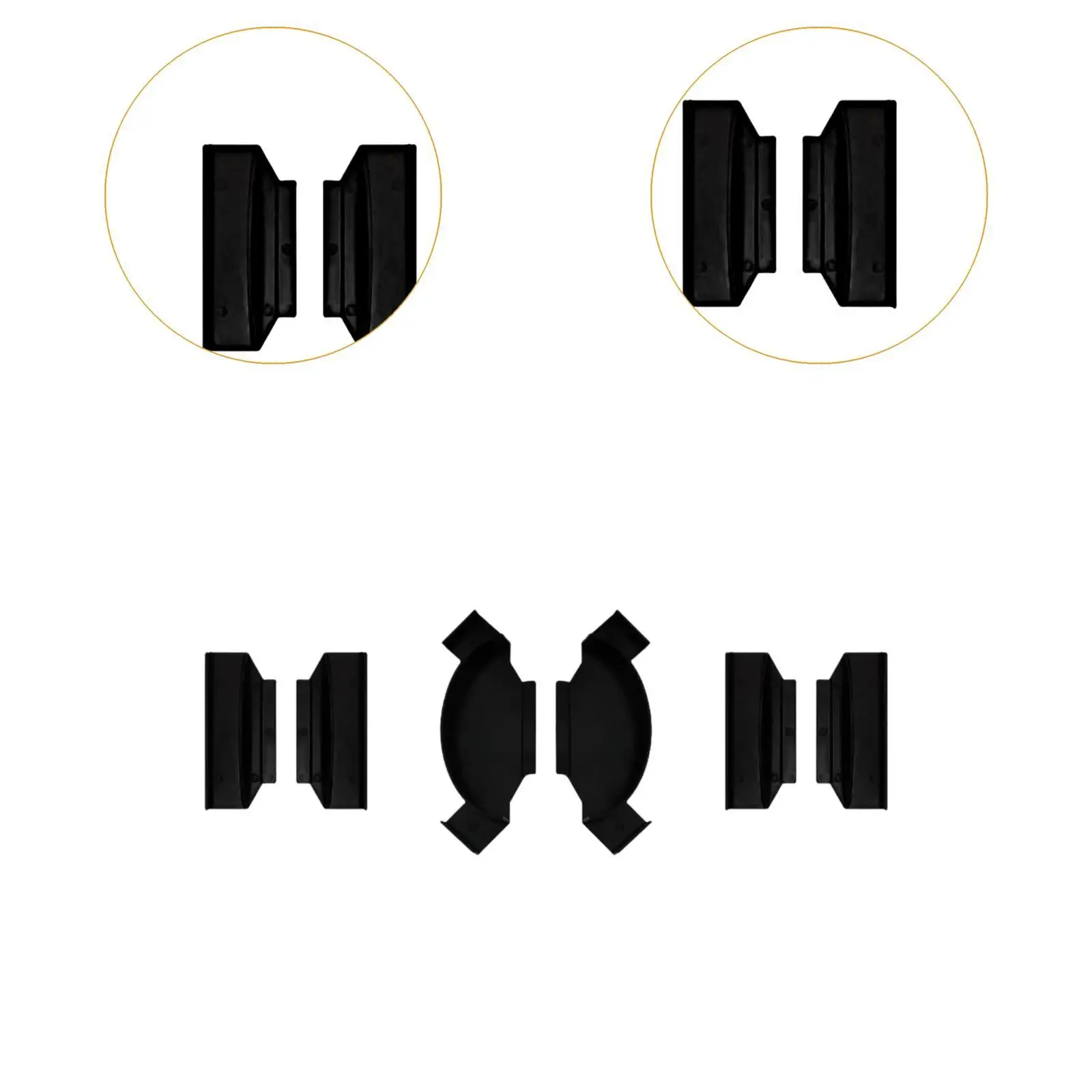 مجموعة دعامات تثبيت حامل استبدال أجزاء ملحق بلاستيكي للعب التدرج