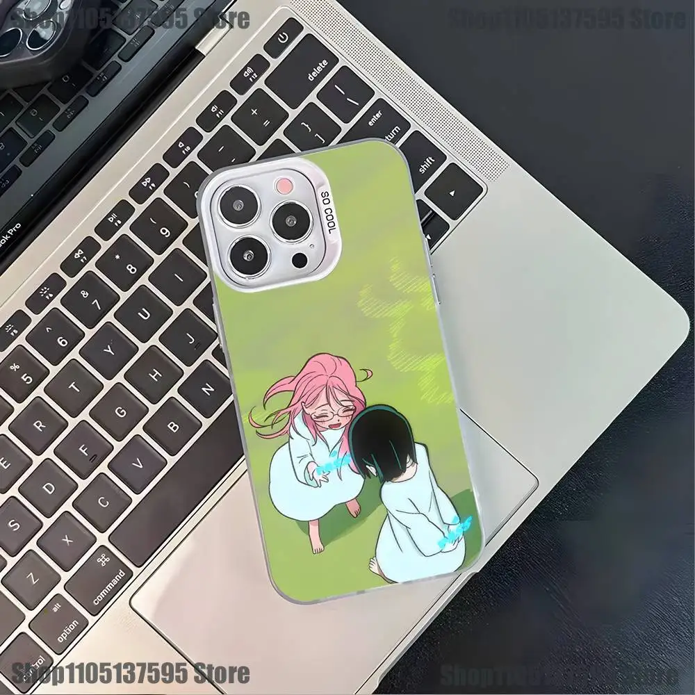 Funda de teléfono A-Aliens Stage Suas y Mizis para iPhone 17,16,15,14,13,12,11,Pro,XS,Max,Plus,Mini,SE4,E, funda blanca mate a prueba de golpes