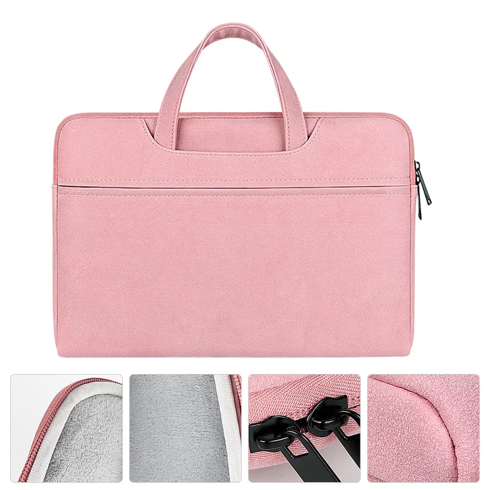 

13.3-Inch Laptop Sleeve Bag Lightweight Carry Tote Wear-Resistant Practical Gift for Office Business School Use