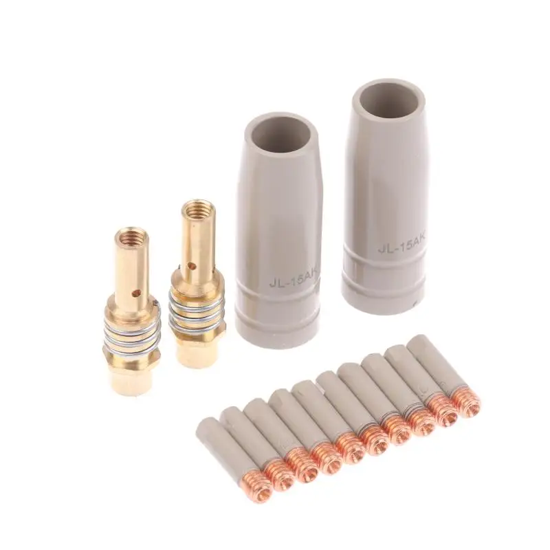 5/14Pcs Welding Protective Sleeve Welding Nozzle Tips 15AK Coating Protections Nozzle Coating Protect Welding Tool