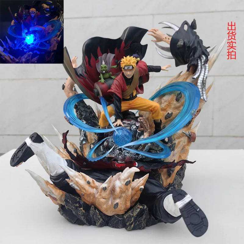 Glowing Naruto Genting Immortal Naruto Anime Figure Model Gift Ornament