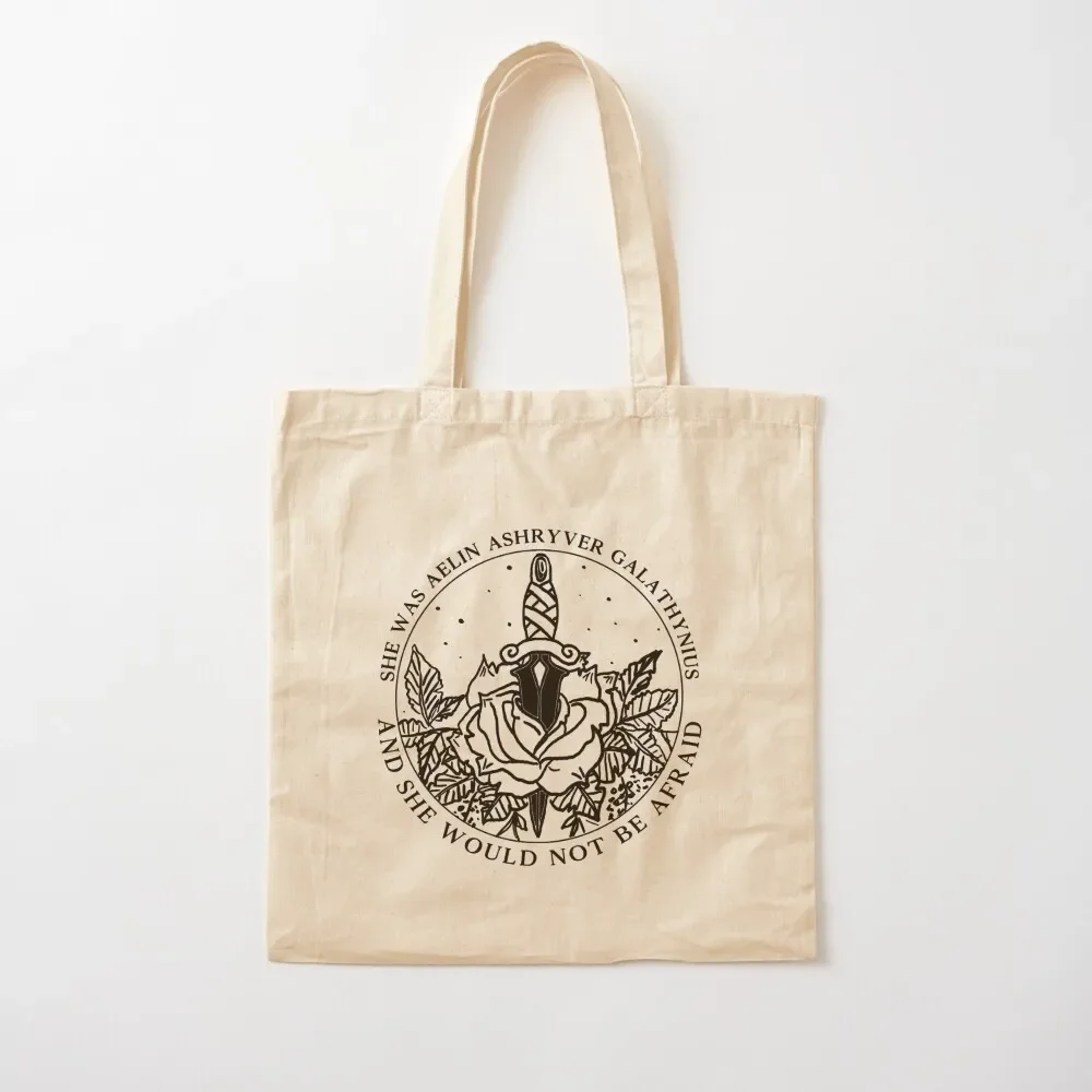 

Aelin Galathynius - Throne of Glass Quote Tote Bag Cloth bags women bag Women's handbag Canvas Tote Bag