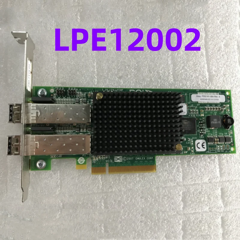 Двухпортовая оптоволоконная карта LPE12002 8 Гб HBA OC856M с модулем