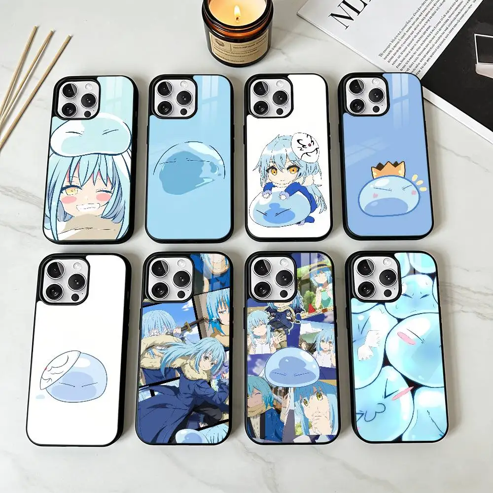 

Чехол для телефона Anime S-Slime R-Rimuru для iPhone 17, 16, 15, 14, 13 Plus, Pro Max, магнитный, для беспроводной зарядки Magsafe