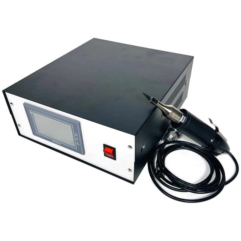 35khz Portable Ultrasonic Cutting Machine With Replaceable Knife For Cutting Nonwoven Fabric Or Plastic Products