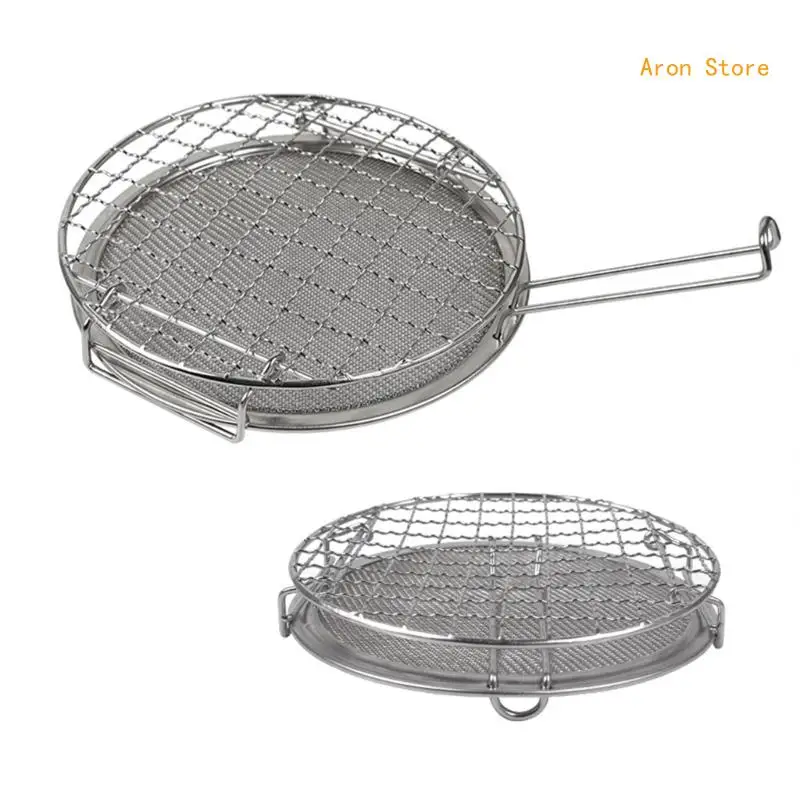 

Grilling Net Multifunctional Mesh Rack Barbecue Supply for Outdoor Cooking H3CF