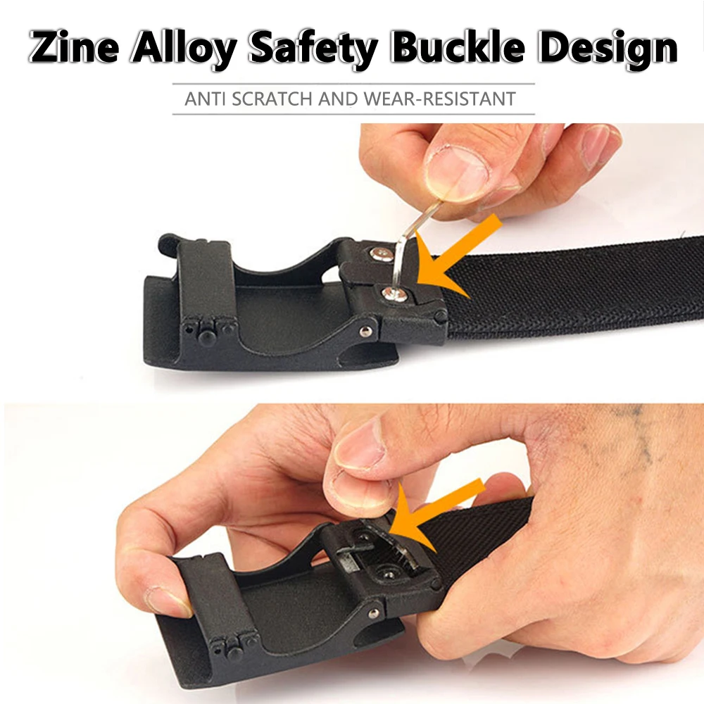 TUSHI Neuer Militärgürtel für Männer, stabiler Nylon-Metall-Automatikschnalle, Polizei-Gürtel, taktischer Outdoor-Gürtel, IPSC-Zubehör – Detail 11