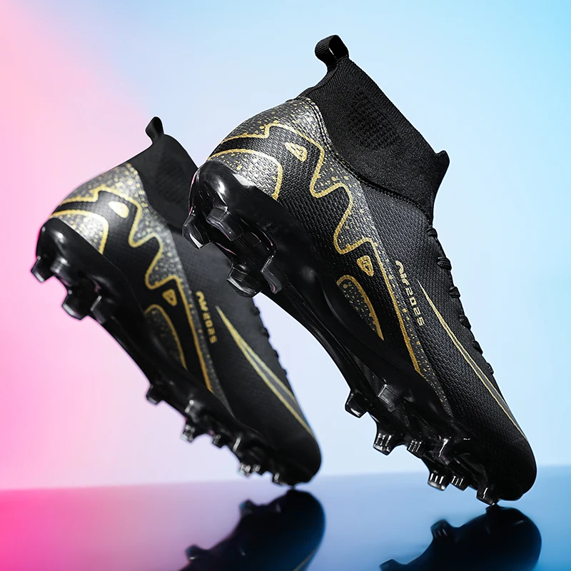 Society Cleats Soccer Shoes Men Football Shoes Indoor Fast Football Field Boots TF/FG Sports Non Slip Training Sneaker Original