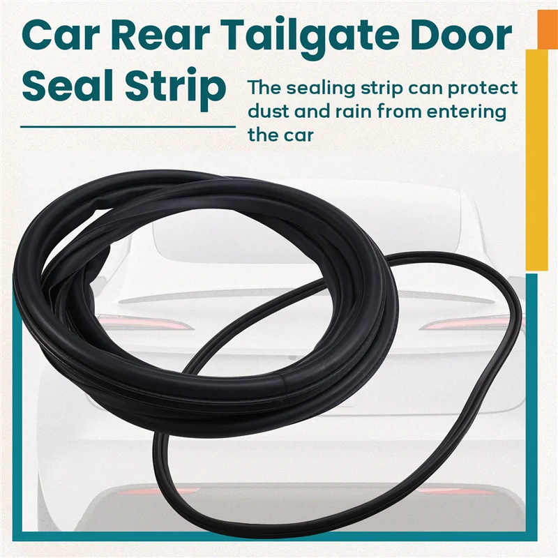 

A33K-Rear Tailgate Boot Lid Seal 1728564-00-C For Tesla Model 3 Highland 2023-2024 Trunk Rubber Waterproof Strip 172856400B