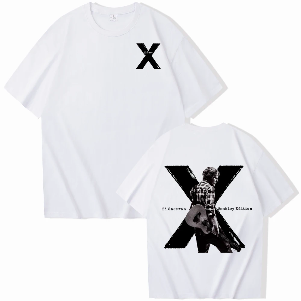 Ed Sheeran X 2024 Tour Short Sleeve T-shirt Harajuku O-neck Summer Casual Shirt