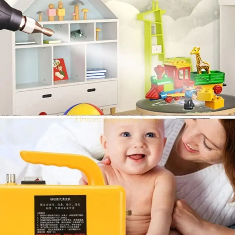 D0AB Portable Steam Cleaner لسيارة المطبخ أدوات نظافة درجات الحرارة العالية