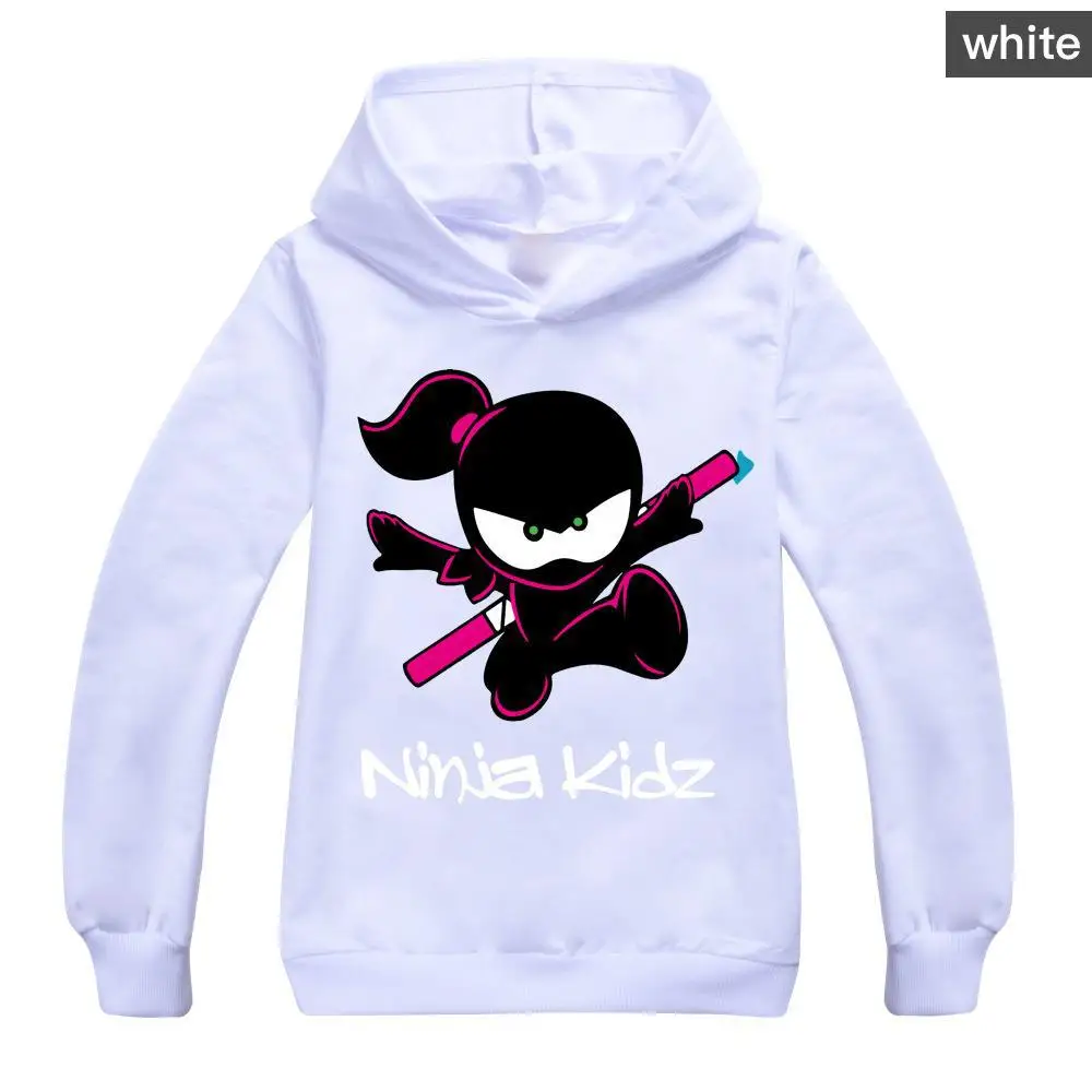 11 لون النينجا كيدز ملابس الاطفال الفتيان الفتيات القطن رقيقة البلوز أنيمي لعبة البلوز المراهقين هوديس للأطفال الملابس #1