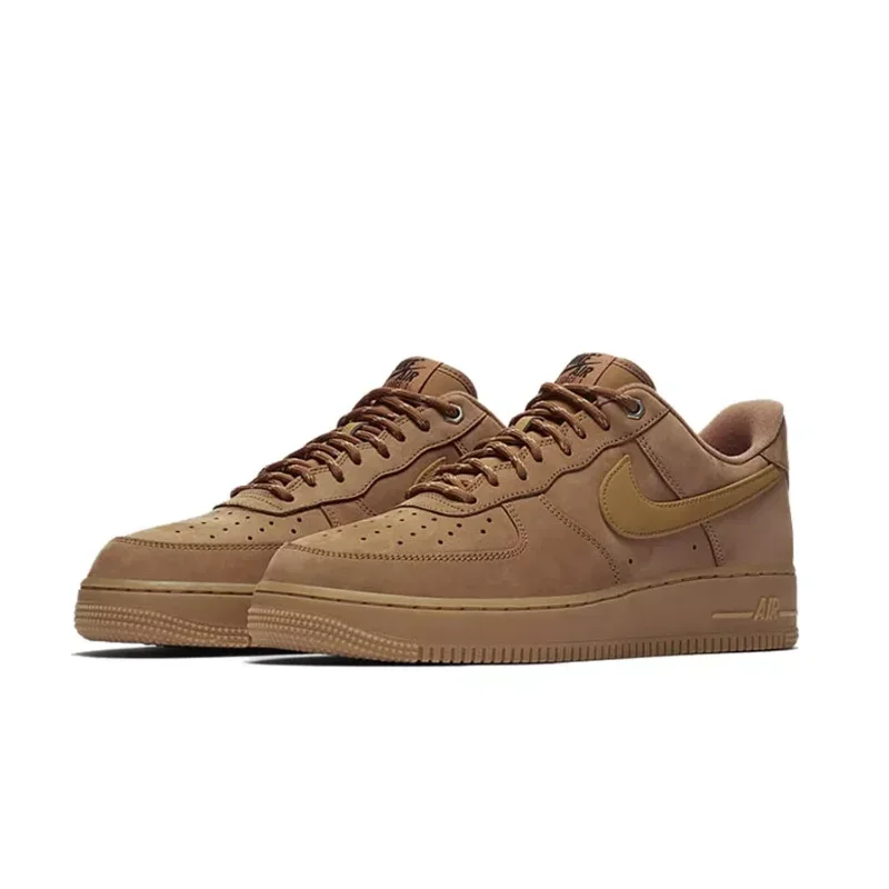 Nike Air Force 1 \'07 Low Men Women Skateboarding Shoes Unisex AF1 Wheat