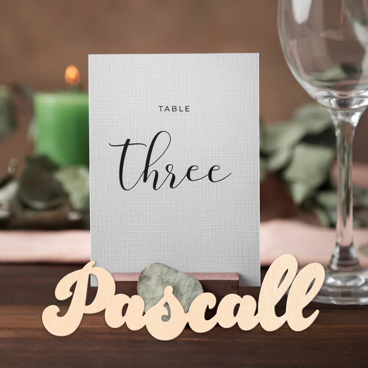 Customized Nordic style single item solid wood name tag Living room, bedroom, background wall decoration, laser cutting exquisi