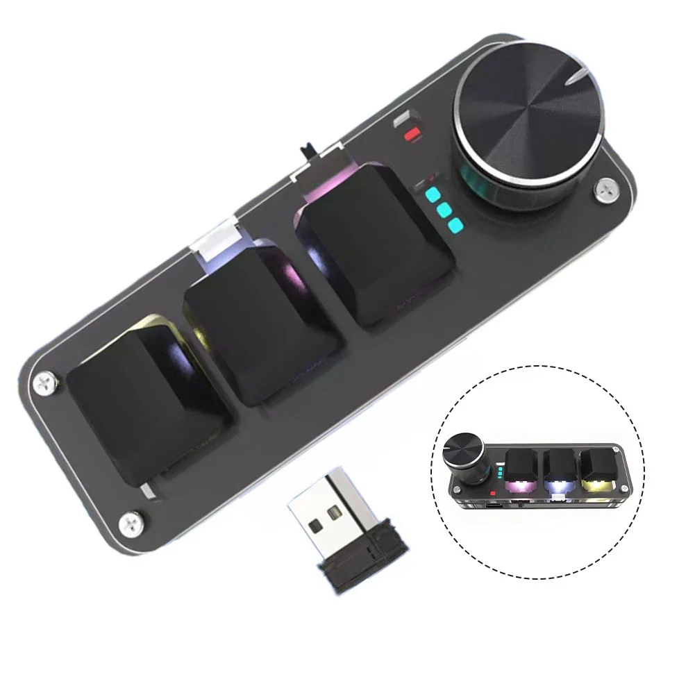 Customizable Multifunctional Mechanical Keyboard Wireless and Wired Connectivity Compact Size for Various Applications