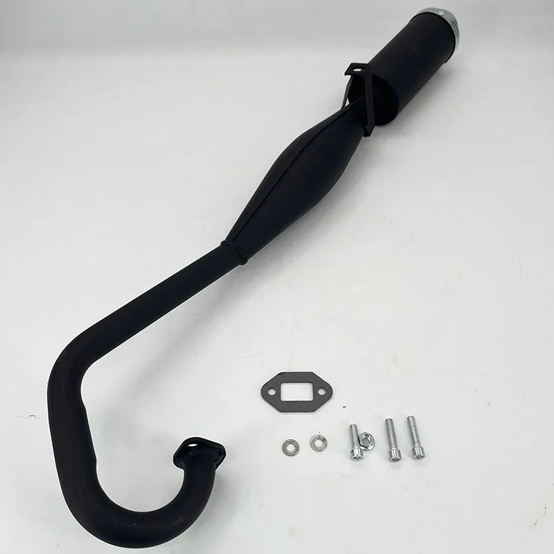 Wingsmoto 47cc 49cc 2-Stroke Motor Pocket Quad Mini Quad Exhaust System with Room