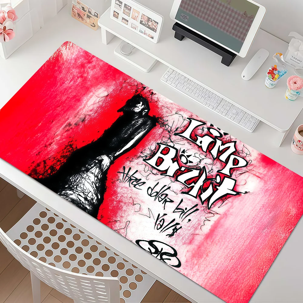 Rock Band L-limp B-bizkit Mouse Pad Anti Slip Rubber Edge Locked Thickened Laptop Gaming Desk Mat