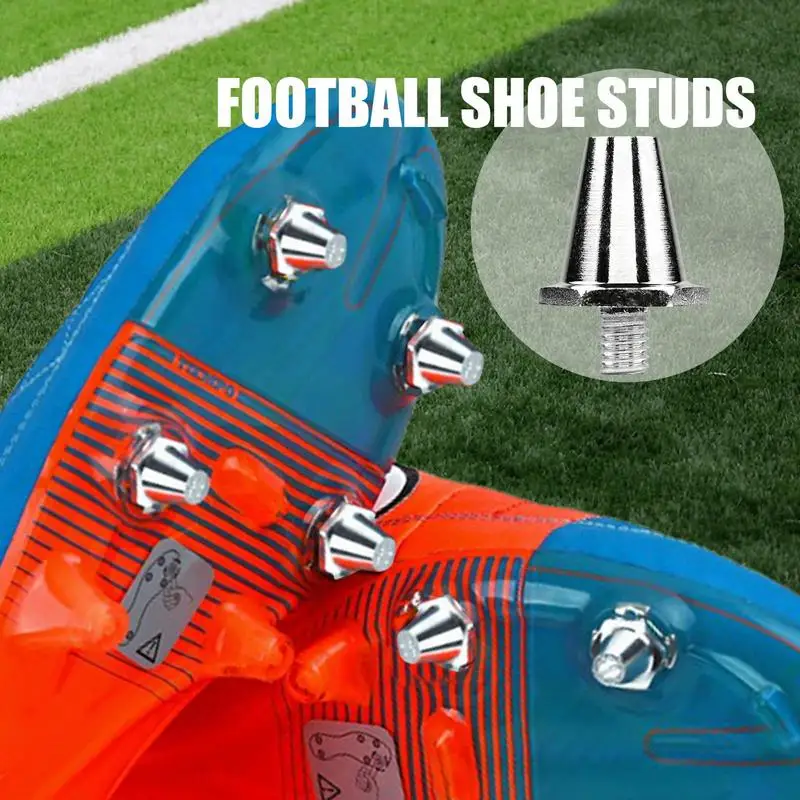 1PCS รองเท้าฟุตบอลเปลี่ยน Spikes รองเท้าฟุตบอล Studs Spikes สําหรับ 5 มม.11/13/15 มม.รองเท้าฟุตบอลรองเท้า Sole