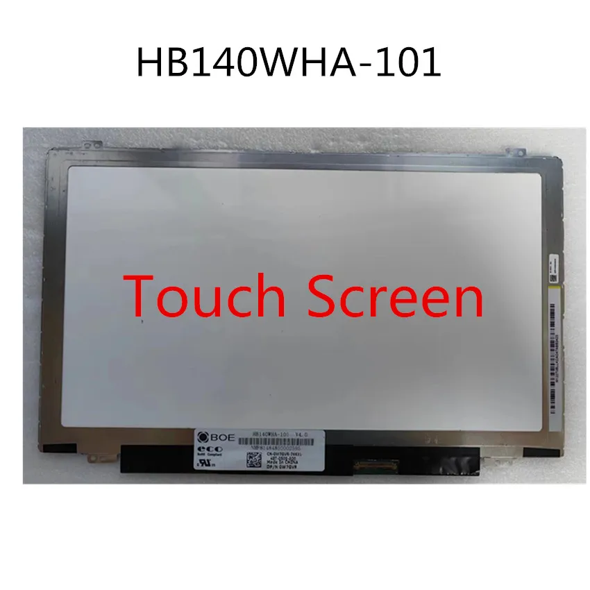 

HB140WH1-504 Laptop Matrix 14.0" LED Touch LCD Screen for Dell Inspiron 3437 5447 WXGA HD 1366X768 40 Pins For BOE HB140WHA 101