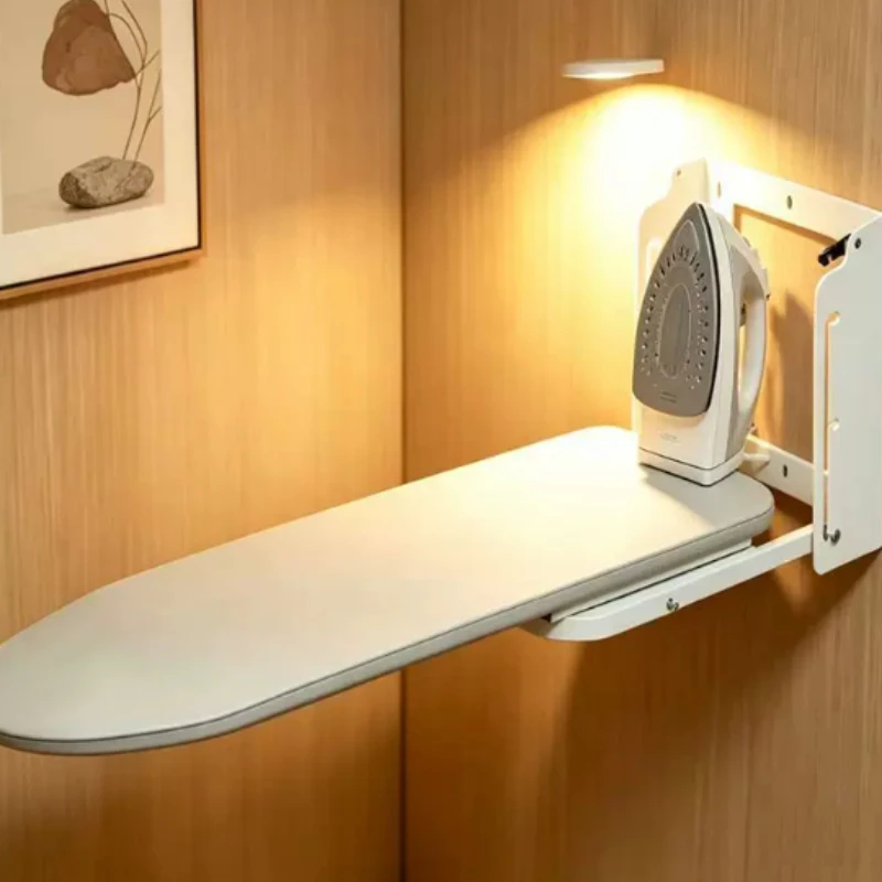 Household foldable ironing board for easy storage Simple clothing care ironing board Wall-mounted folding ironing board