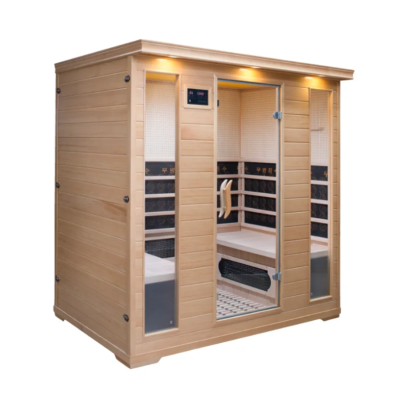 1-2 pessoas ao ar livre Cubo de cedro Sauna Room Square Spa Sauna Cabine do fabricante